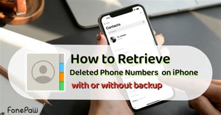 How can I retrieve a deleted number?