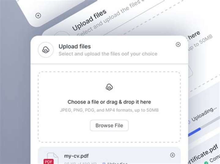 How do I upload a document to a Facebook page?