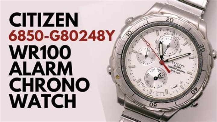 How do you set a citizen wr100 watch?