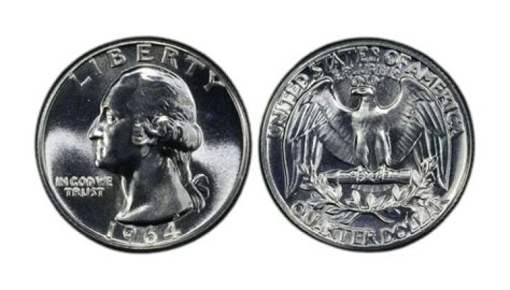 How much is a 1964 silver quarter worth today?