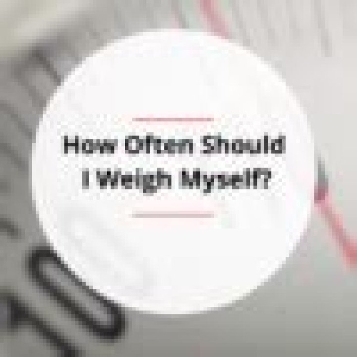 How often should I weigh myself?