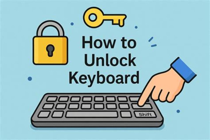 Is there a keyboard unlock button?