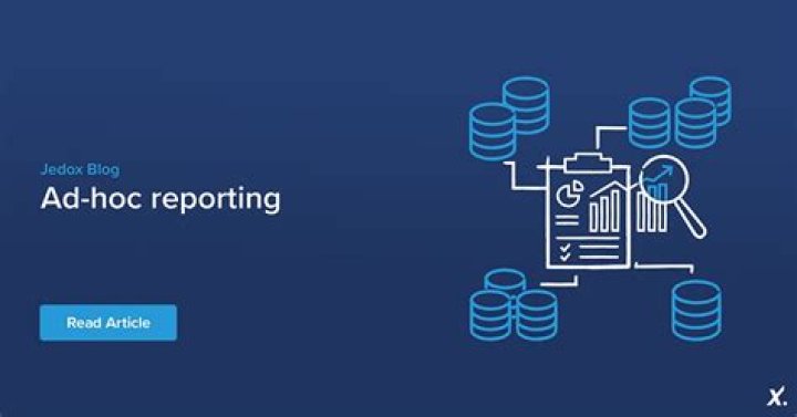 What is ad hoc reporting in accounting?