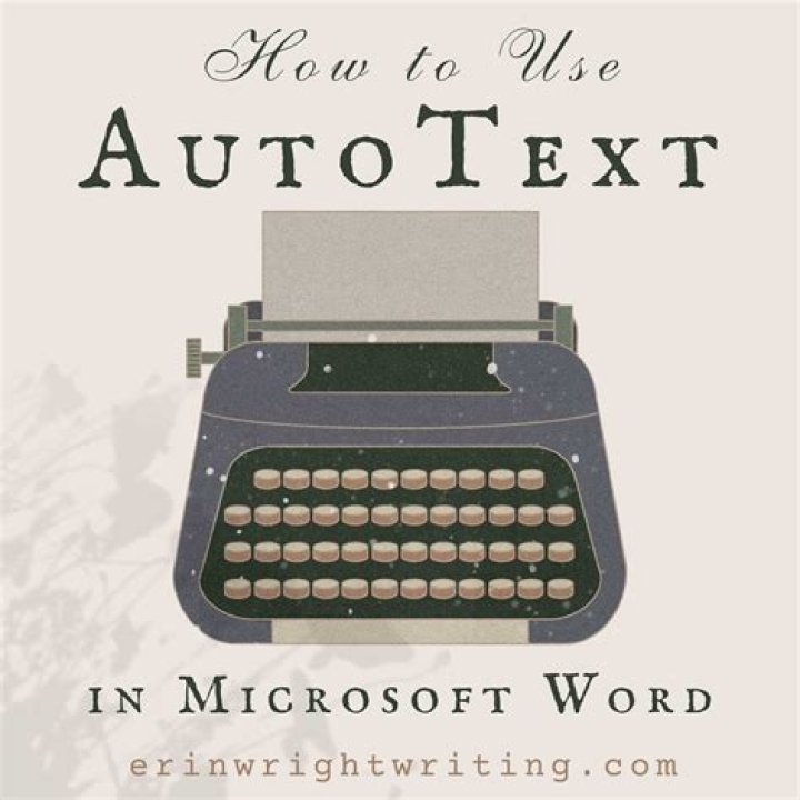 What is AutoText in Word?