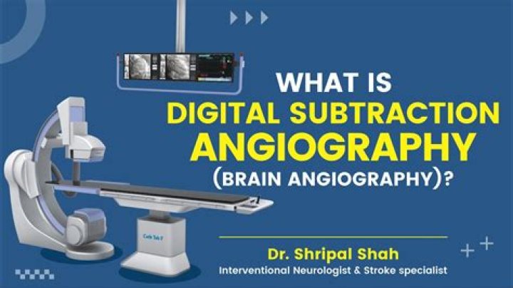 What is digital subtraction angiography used for?