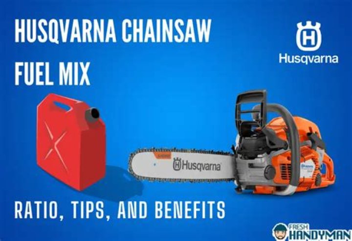What is gas oil ratio for Husqvarna blower?