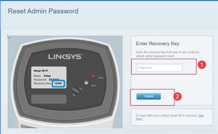 What is the default Linksys router password?