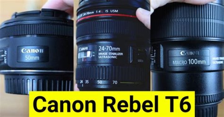 What is the difference between a Canon Rebel t6 and t6i?